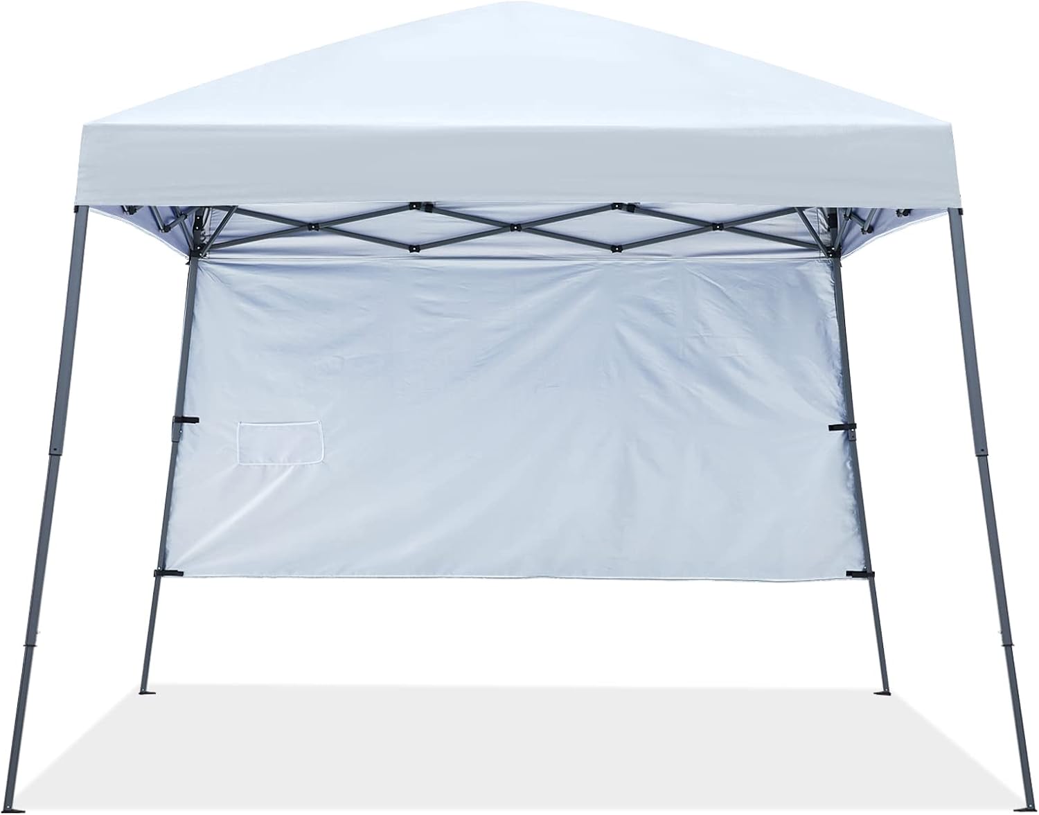 ABCCANOPY 10x10 Pop Up Canopy Tent, Slant Leg Outdoor Shade, Dark Gray