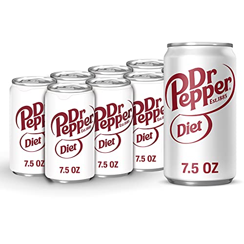 Diet Dr Pepper Soda, 7.5 fl oz cans, 8 pack