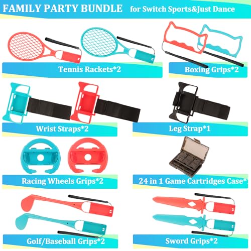 Switch Accessories - Family Bundle Accessories for Nintendo Switch
