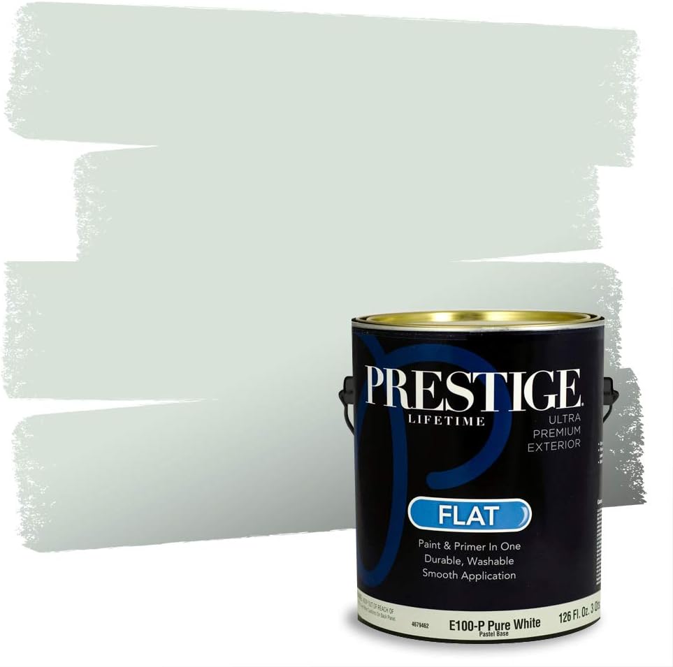 PRESTIGE Paints Exterior Paint and Primer In One, 1-Gallon, Semi-Gloss, Comparable Match of Sherwin Williams* Shamrock*