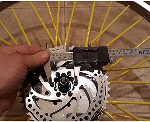 Teyssor 140mm 160mm 180mm 203mm Bike Disc Brake Rotor with 6 Bolts Fit for Road Bike Mountain Bike BMX MTB