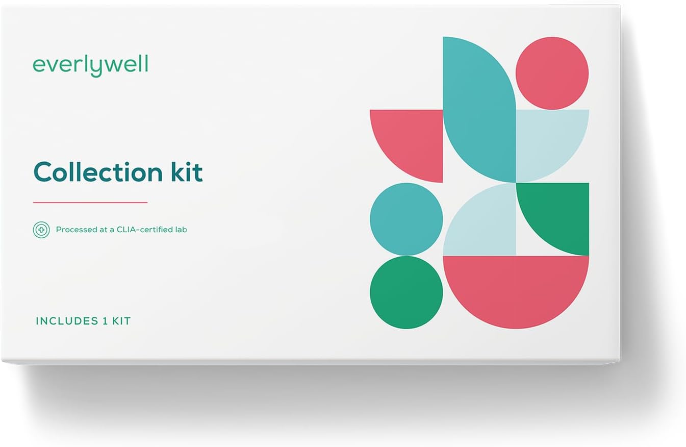 Everlywell At-Home Cholesterol and Lipids Lab Test Collection Kit for Women and Men, Measures HDL