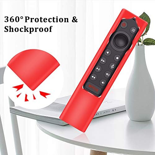 Protective Case Compatible for NVIDIA Shield Android TV Pro 4K HDR Streaming Media Player, Remote Case Skin Holder for NVIDIA Shield Remote Controller