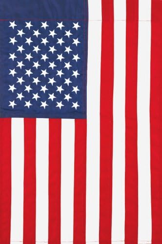 United States Flag - Applique Style - Garden Size 12 Inch X 18 Inch