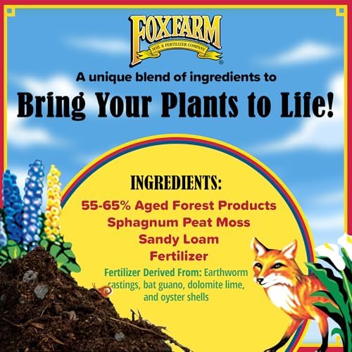 FoxFarm Original Planting Mix, 1cu ft - for In-Ground Planting, All Gardening Applications