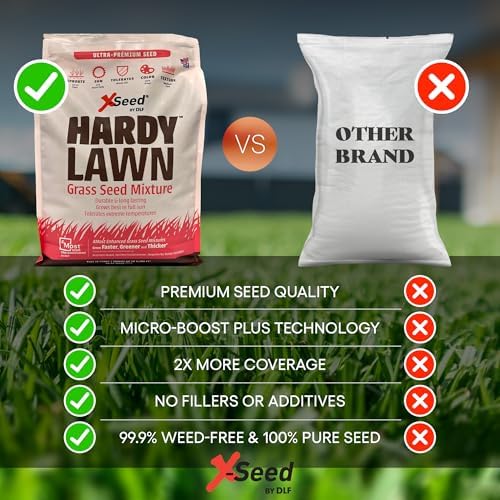X-Seed Ultra Premium Hardy Lawn Seed Mixture, 7-Pound