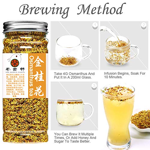 Plant Gift Organic Sweet Osmanthus Tea, 桂花 Gui Hua Tea, Sweet Olive