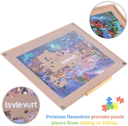 Lavievert 1000 Piece Puzzle Board, Lightweight & Portable Jigsaw Table