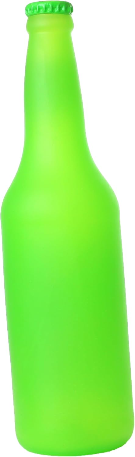 SILLY SQUEAKERS Tuffy Beer Bottle Dog Toy: Squeaky Dog Toy, Washable and Floats, Vinyl