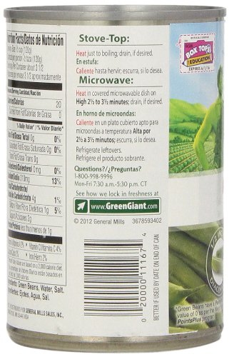 Green Giant Kitchen Sliced Green Beans, 14.5-Ounce (Pack of 8)