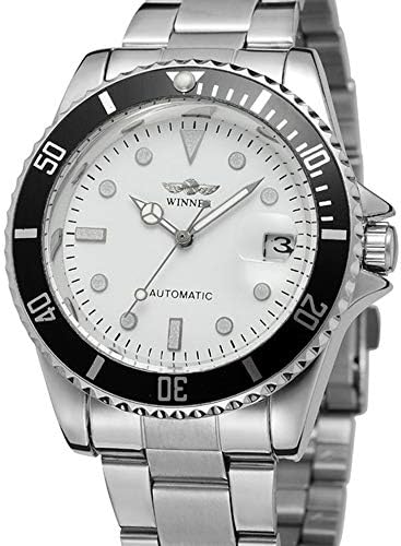MASTOP Men Automatic Mechanical Watches Full Steel Waterproof Mens Watches | Calendar,Fashion Wristwatch for Men