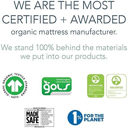 Naturepedic Organic Waterproof Mattress Protector Pad - Washable & Reusable Fitted Stretch Knit Mattress Cover - Highly Absorbent Bed Incontinence Pads - Breathable Cotton Protector for Full, 9"-16"