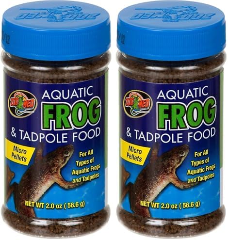 Zoo Med Aquatic Frog and Tadpole Food, 12 Ounces Each, Made in The USA (12 Ounces)