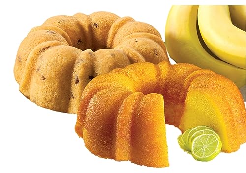 Dockside Market Banana Nut Bundt Cake - Tropical Fruit Cake Dotted with Crunchy Chopped Pecans. Perfect Gourmet Gift for Gift Baskets, Birthdays, Parties - 24 oz
