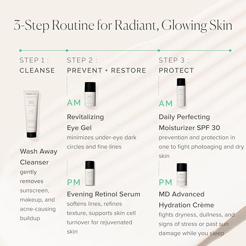 MDSolarSciences Daily Perfecting Moisturizer SPF 30 | Face Moisturizer & Sunscreen | Hyaluronic Acid Hydration | Broad Spectrum Protection | 1.7 Fl Oz
