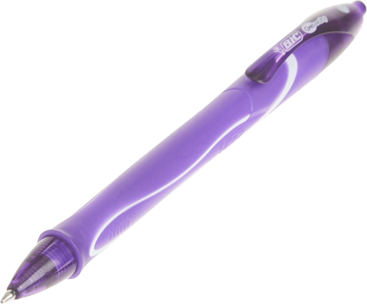 BIC Gelocity Quick Dry Gel Pens, Medium Point, 0.7 mm, 8-Count Pack | Full-Length Comfort Grip, Smudge-Resistant Quick Dry Ink, Ideal for School Supplies and Color-Coding Notes