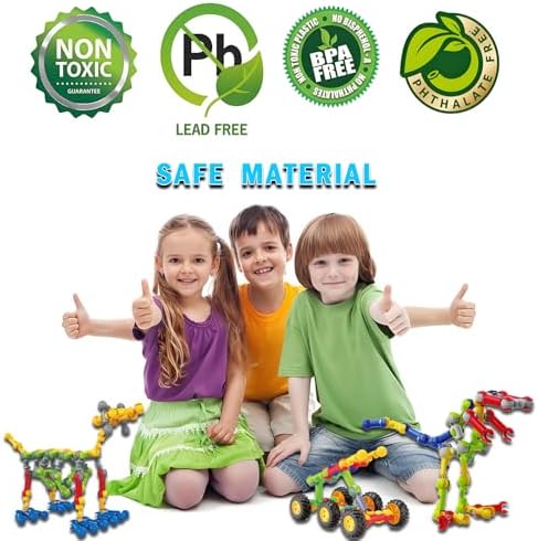 Huaker STEM Building Toys for 3 4 5 6 7 8 Year Old Boys Girls Birthday Gift