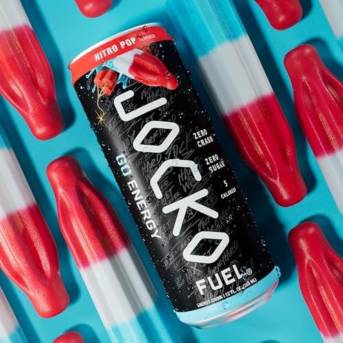 Jocko Fuel GO Energy Drinks, Sour Apple, 12 oz | 12 Pack