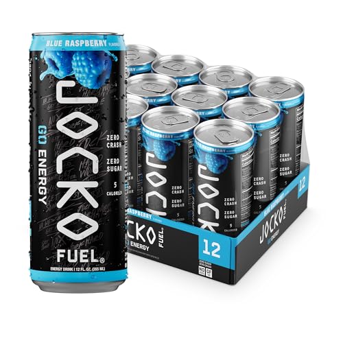 Jocko Fuel GO Energy Drinks, Sour Apple, 12 oz | 12 Pack