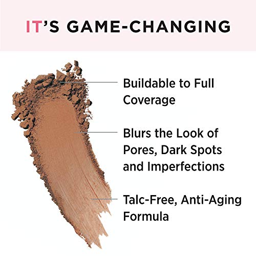 IT Cosmetics CC+ Airbrush Perfecting Powder Foundation + Setting Powder | Sheer to Full Coverage Pressed Powder
