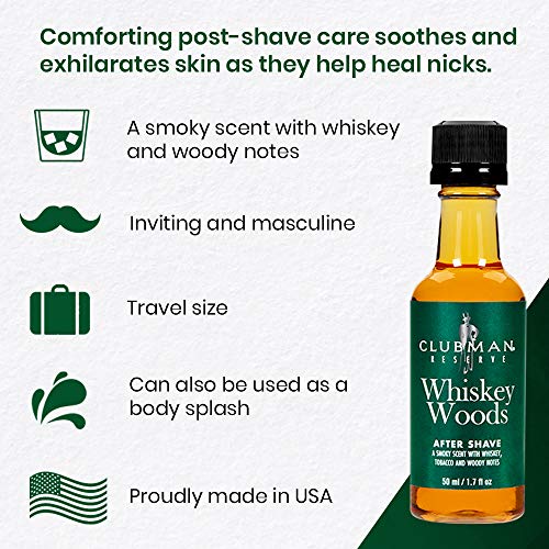 Clubman Pinaud After Shave Lotion, Soothes Skin After Shaving With Masculine Fragrance 1.7 fl. Oz x 2 packs