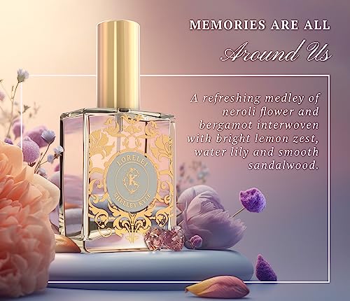 Lorelei Luxurious Perfume with Combination of Ten Different Fragrance Oils Including Bergamot, Musk and White Amber, Perfect For Everyday Use, 30 ml