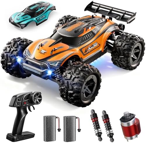 HOMETALL 1:18 Fast RC Cars for Adults - 38+ KPH Off Road Remote Control Car - High Speed RC Monster Truck 4x4 All Terrain