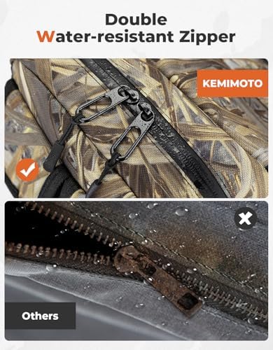 KEMIMOTO ATV Tank Bag, Water-resistant Warm Cooler Motorcycle Saddle Bag