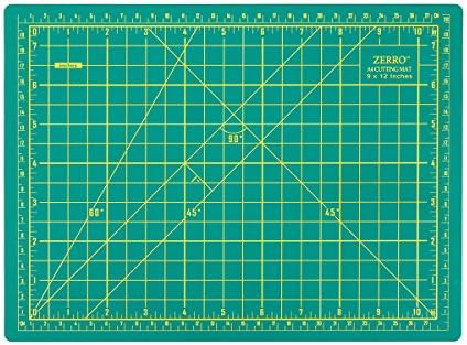 ZERRO Self Healing Cutting Mat 24" x 36", Double Sided & Non-Slip | Professional 5-Ply Rotary Mat for Scrapbooking, Fabric, Quilting, Sewing, Crafts (A1)