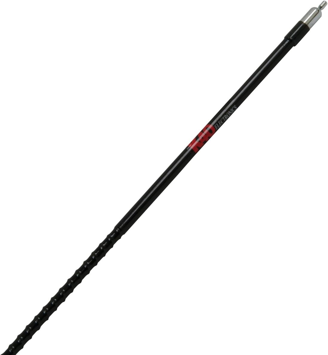 K40 SF-300 Black 3' 1000W Superflex Tunable Fiberglass CB Whip Antenna