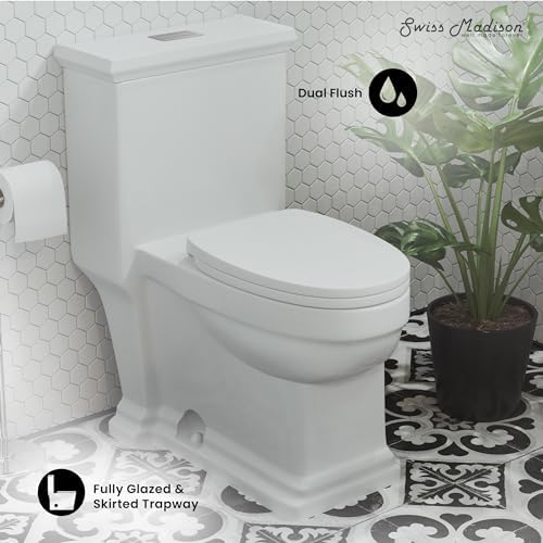 Swiss Madison Voltaire One-Piece Elongated Toilet Dual-Flush 1.1/1.6 gpf