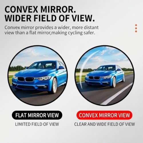 Wrist Mirror for Strider 12 14x 2-in-1 Rocking Bike 2010-2026, 360° Rotating Rear View Mirror with Adjustable Strap