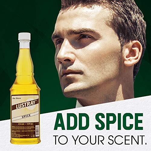 Clubman Lustray Blue Spice After Shave Lotion, 14 fl oz