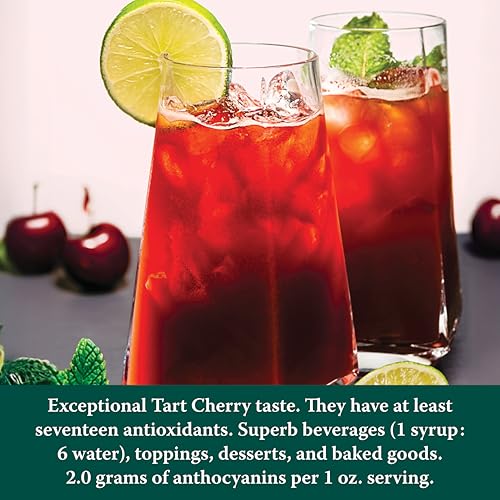 Eden Organic Montmorency Tart Cherry Juice Concentrate, 68 Brix, No Artificial or Refined Sugars, Michigan Cherries, 7.5 Fl Oz