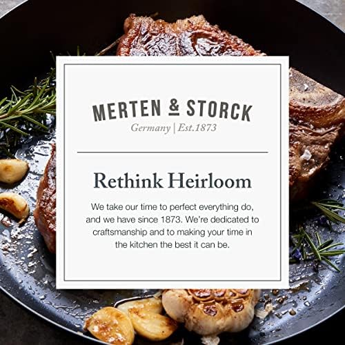 Merten & Storck 10" Pre-Seasoned Carbon Steel Frying Pan Skillet