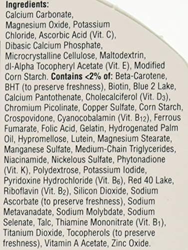 Centrum Silver Women's Multivitamin Supplement, 65 Count, Pack of 2