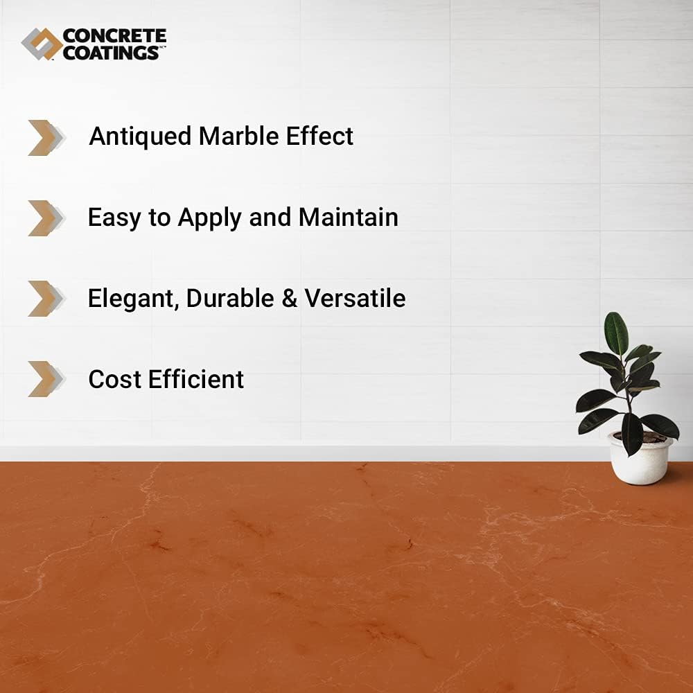 CC Concrete Coatings Vivid Acid Stain for Concrete | Weathered Terracotta | 4 oz Tester