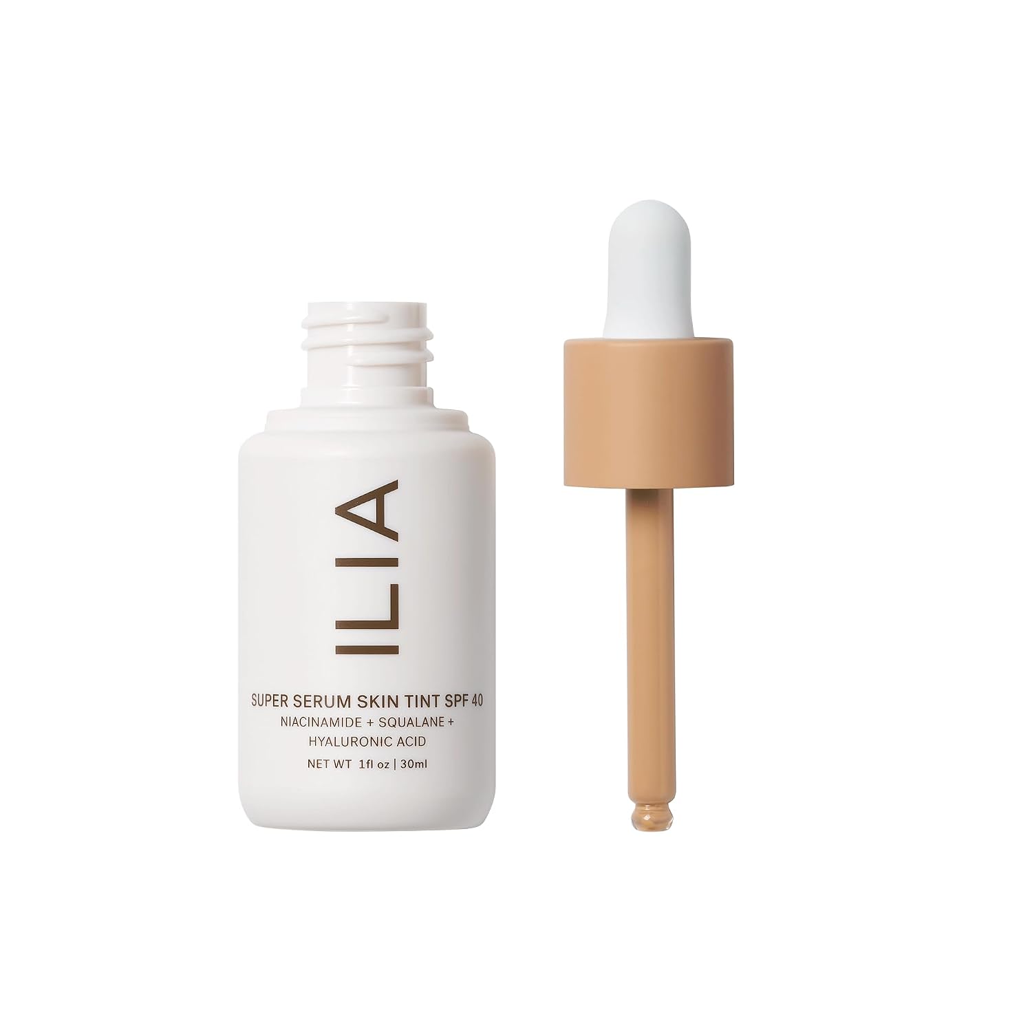 ILIA - Super Serum Skin Tint SPF 40 (Diaz ST7, 1 fl oz | 30 ml)
