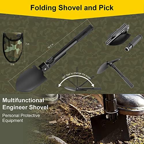 Survival First Aid Kit, 248PCS Survival Tools Camping Essentials Tactical Gear Emergency Trauma Medical Supplies Packed in a MOLLE Pouch, Saber Card