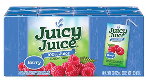 Juicy Juice Apple, 4.23 Ounce Boxes, 8 Count (Pack of 5)