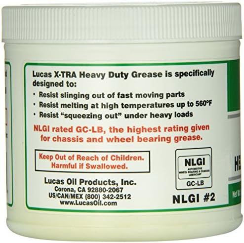 Lucas Oil 10330 X-tra Heavy Duty Grease (1 lb. Tub)