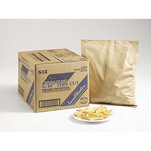Lamb Weston Stealth Natural Thin Regular Cut French Fry, 5 Pound -- 6 per case.