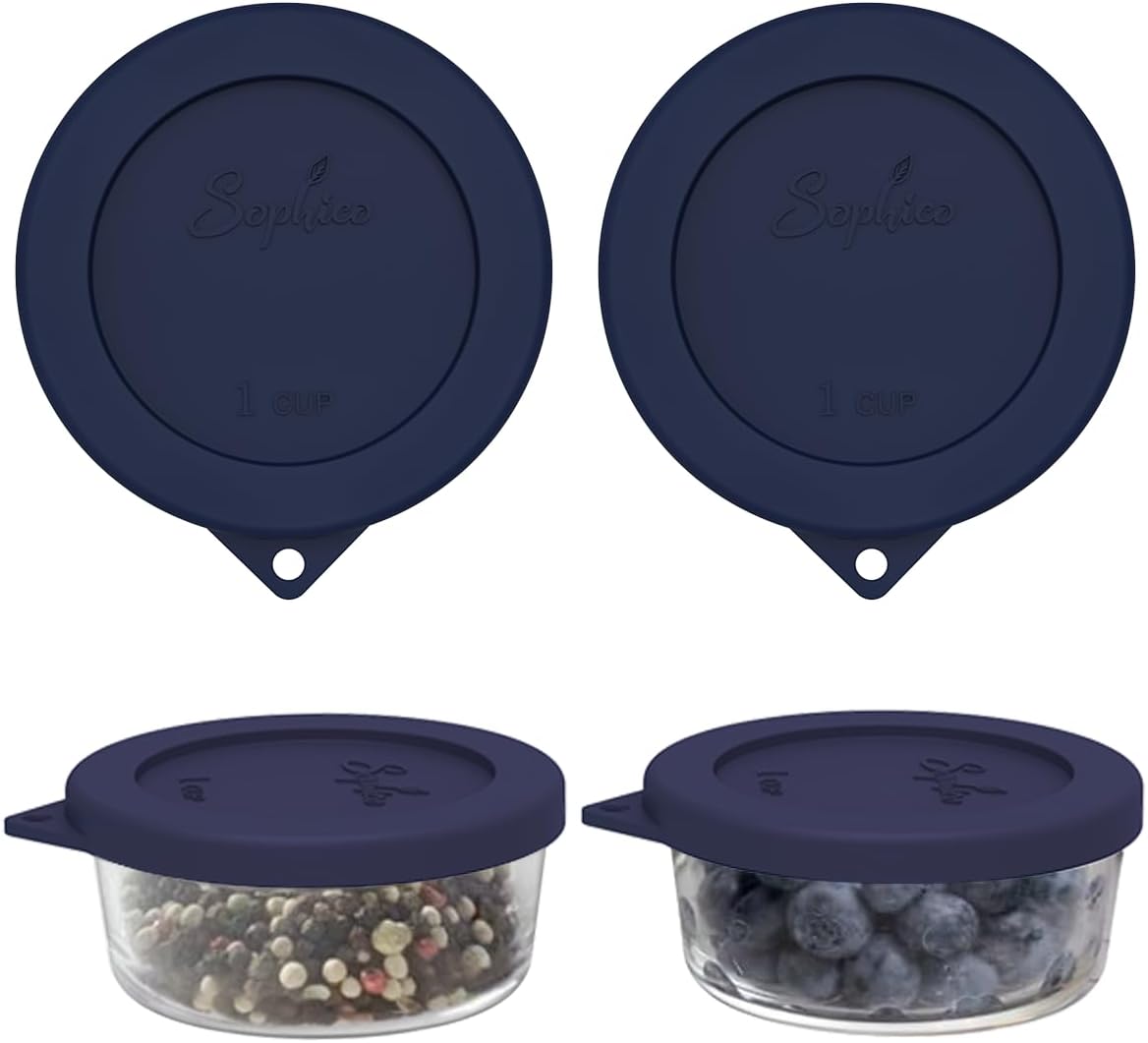 SOPHICO 1 Cup Round Silicone Replacement for Pyrex & Anchor Hocking 7202-PC