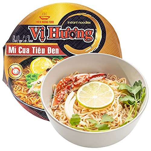 Vi Huong Instant Pho Noodles - 12-Pack, 2.47 Ounce Bowls, Chicken And Beef Variety - Authentic Pho Soup Recipe, Ready In 4 Minutes - Non GMO