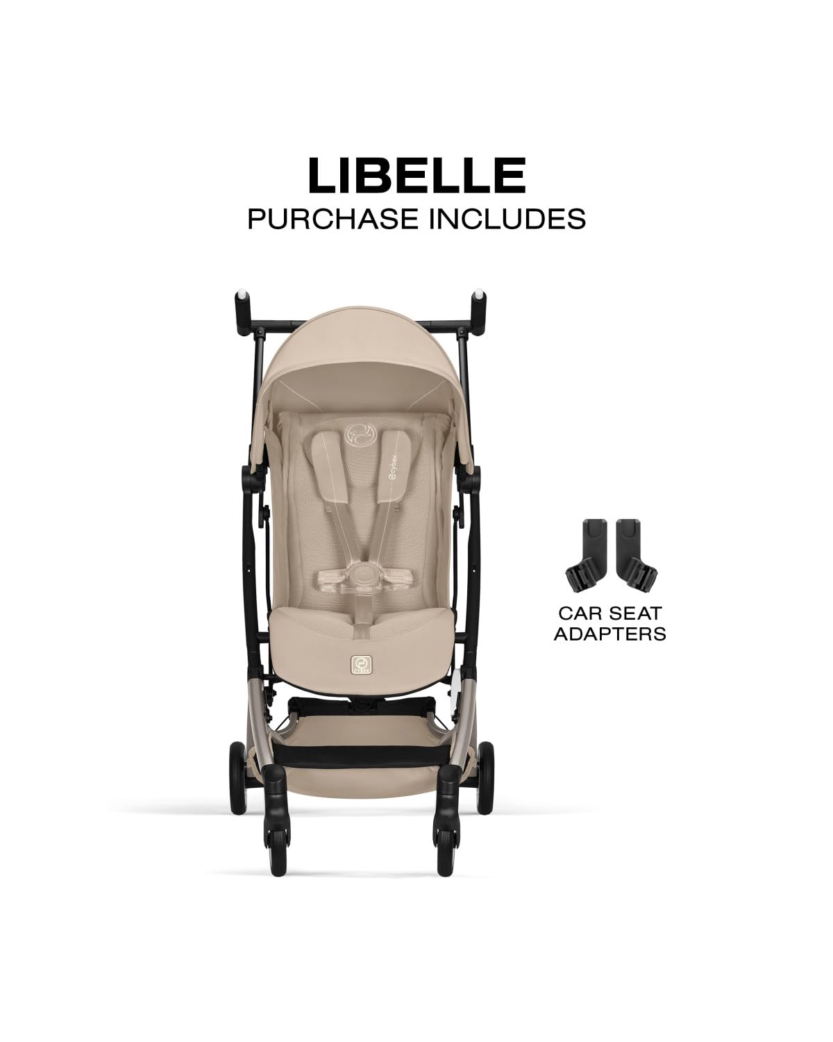 LIBELLE Ultra Lightweight Travel Stroller - Almond Beige