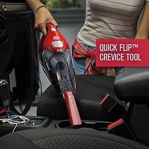 Hoover Dirt Devil Scorpion Plus QuickFlip Handheld Vacuum Cleaner | Powerful Suction, Lightweight, Includes Quick Flip Crevice Tool