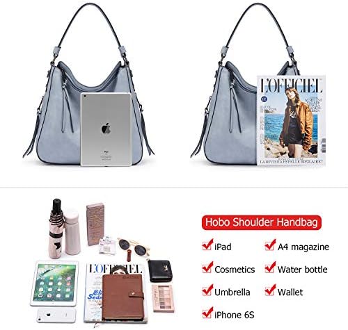 Hobo Crossbody Bag for Women, Designer Shoulder Purse Handbags