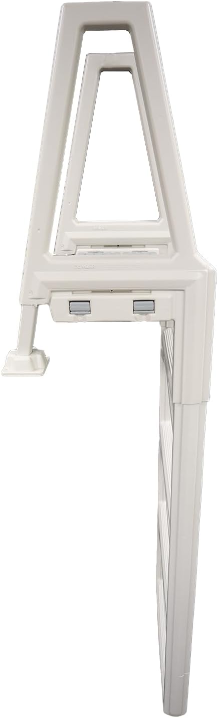 Confer Plastics 635-52X Sturdy Above Ground in-Pool Swimming Pool Ladder for Decks Adjustable from 46"-56"