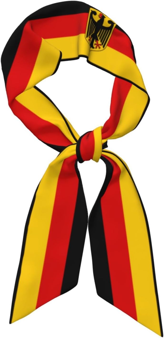 Country Flag Scarf For Women, Multi‑purpose Ribbon, Fashion Neck Hair Handbag Accessory, Versatile Bandana Headband
