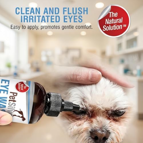 PetSilver Eye Drops for Dogs and Cats, Dog Eye Wash, Silver, 4 fl oz